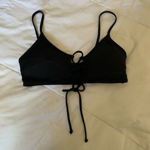 Black bikini top